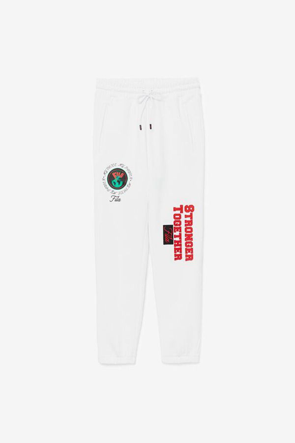 Pantalón Jogger Fila Mujer Blancas - Rhys French Terry - España 084569ZJP